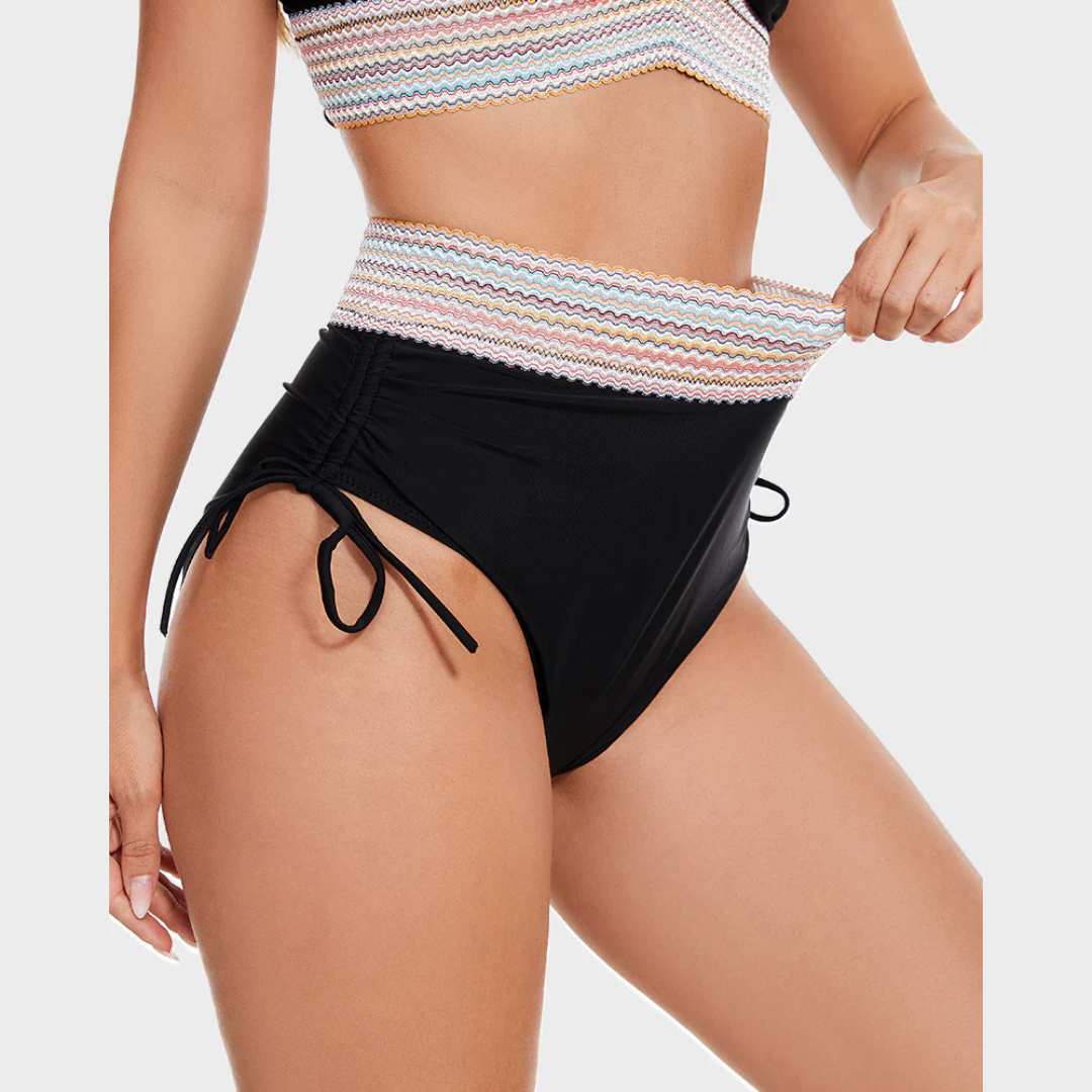 Dames Hoge Taille Bikiniset | Tweedelig Zwemset met Bikinitop