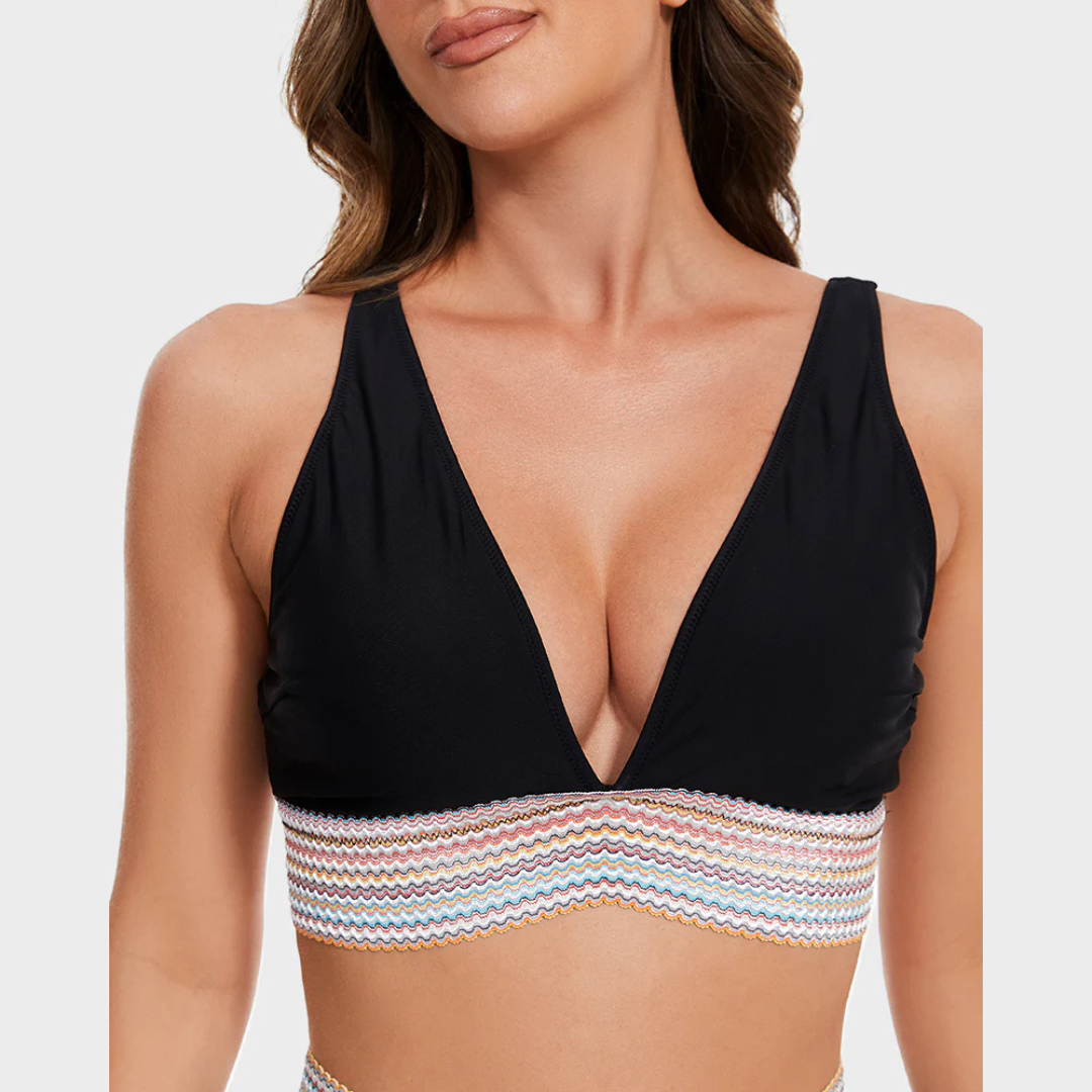 Dames Hoge Taille Bikiniset | Tweedelig Zwemset met Bikinitop