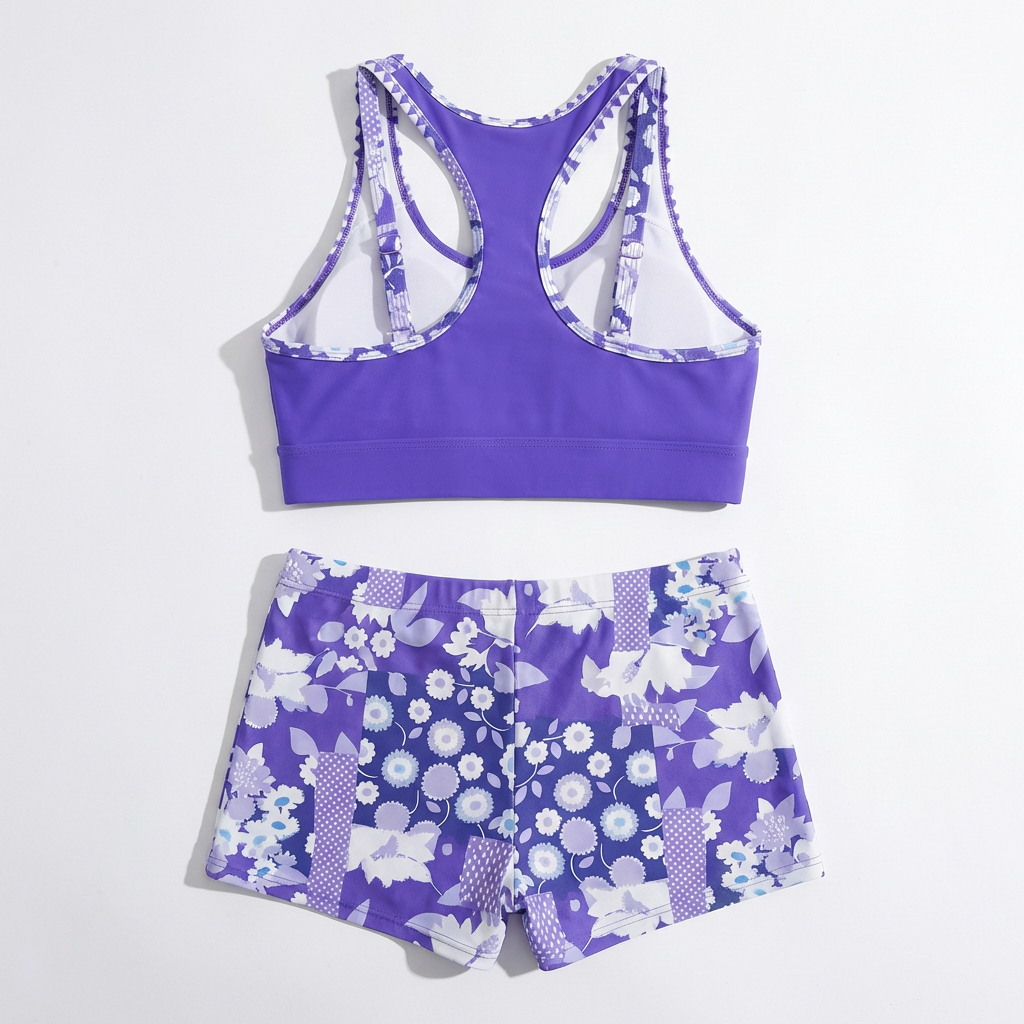 Dames Tankini Set met Buikcontrole | Tankop en Zwemshort
