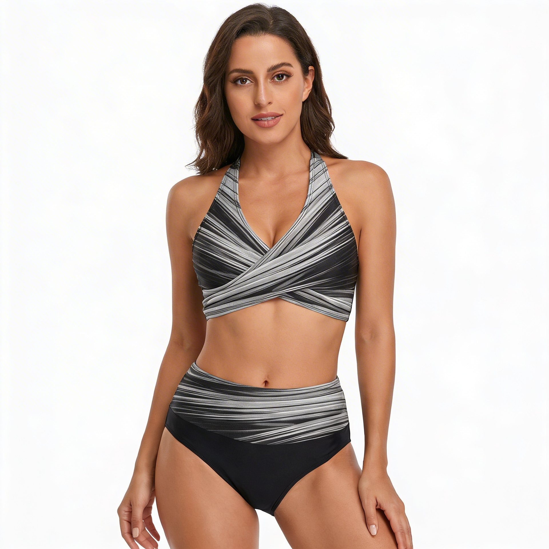 Dames Shapende Bikiniset | Hoge Taille met Buikcontrole