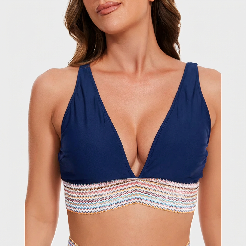 Dames Hoge Taille Bikiniset | Tweedelig Zwemset met Bikinitop