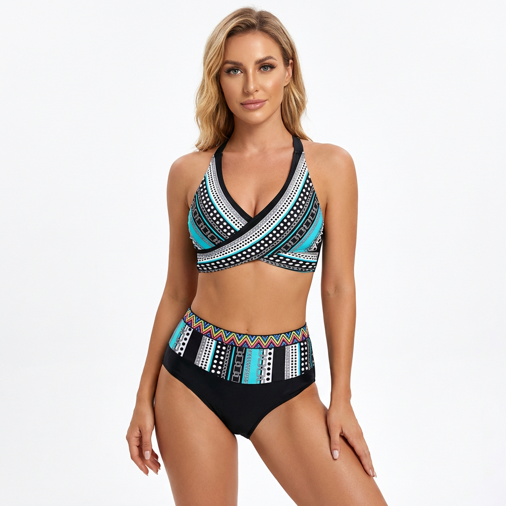 Dames Shapende Bikiniset | Hoge Taille met Buikcontrole