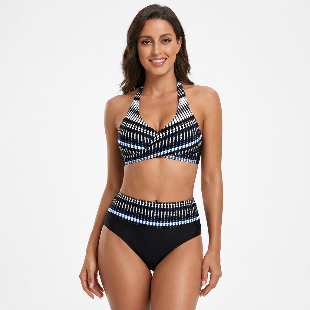 Dames Shapende Bikiniset | Hoge Taille met Buikcontrole