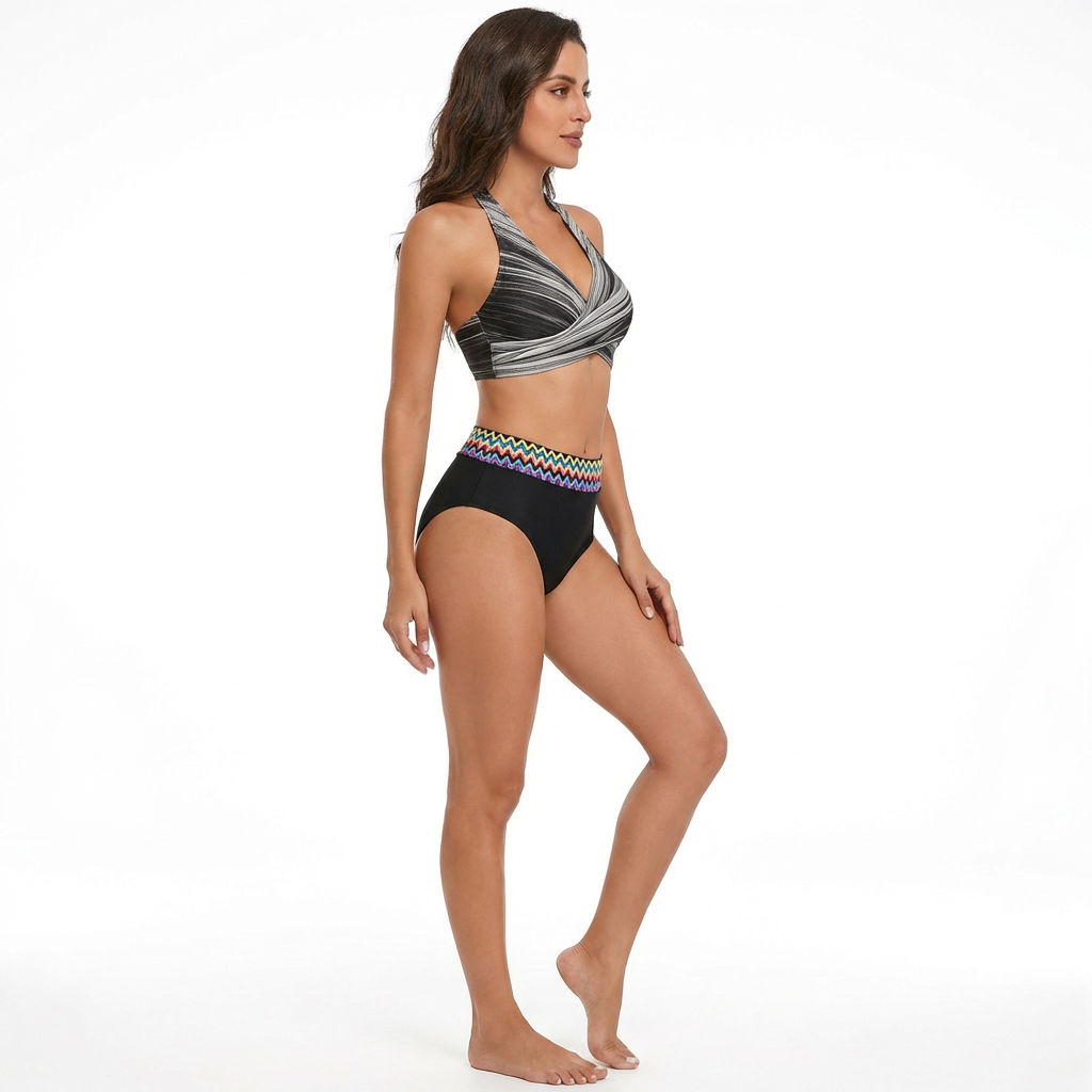 Dames Shapende Bikiniset | Hoge Taille met Buikcontrole