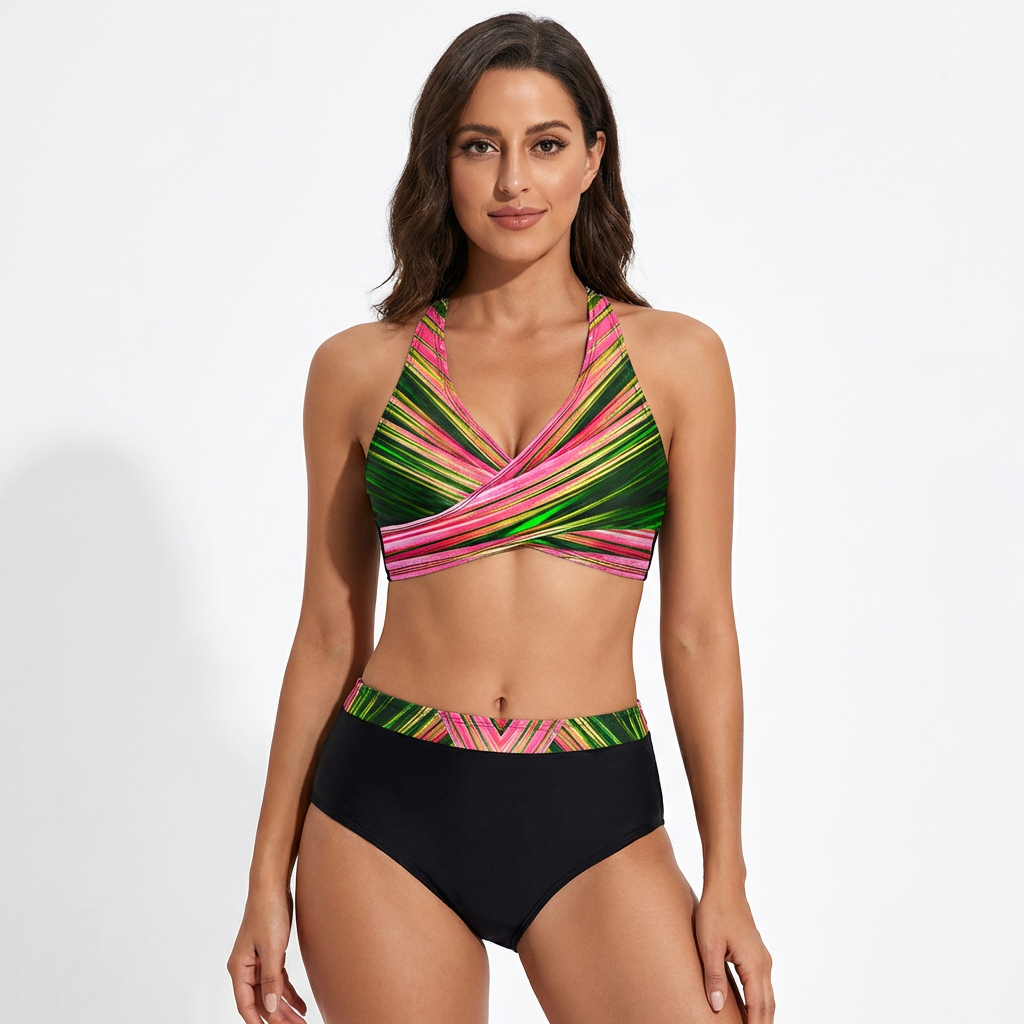 Dames Shapende Bikiniset | Hoge Taille met Buikcontrole